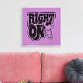 Joe Cool - Richtig Leinwanddruck (Insitu (Wohnzimmer))