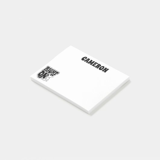 Joe Cool - Richtig Post-it Klebezettel (angewinkelt)