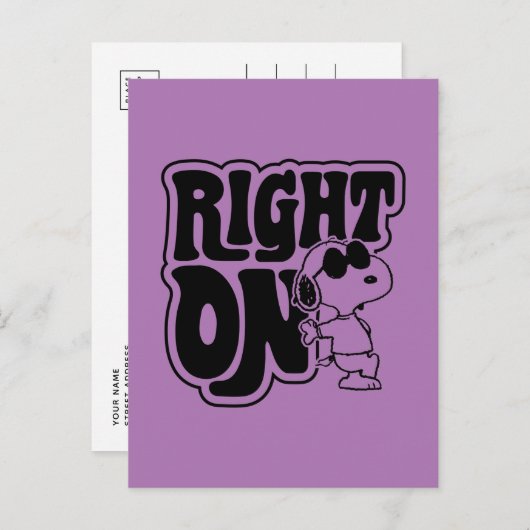 Joe Cool - Richtig Postkarte (Vorne/Hinten)