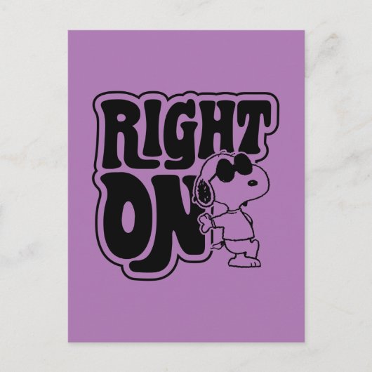 Joe Cool - Richtig Postkarte (Vorderseite)