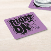 Joe Cool - Richtig Rechteckiger Pappuntersetzer (angewinkelt)