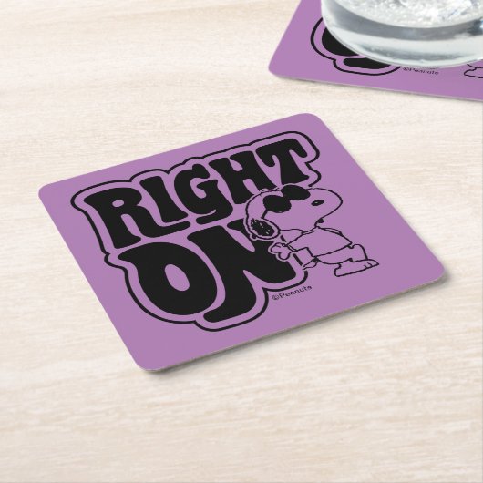 Joe Cool - Richtig Rechteckiger Pappuntersetzer (angewinkelt)