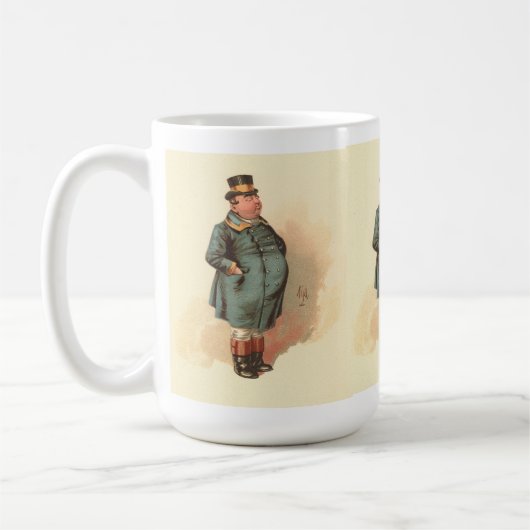 Joe (Der fette Junge) Kyd, Dickens The Pickwick Pa Kaffeetasse (Links)