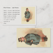 Joe (Der fette Junge) Kyd, Dickens The Pickwick Pa Visitenkarte (Vorne/Hinten)