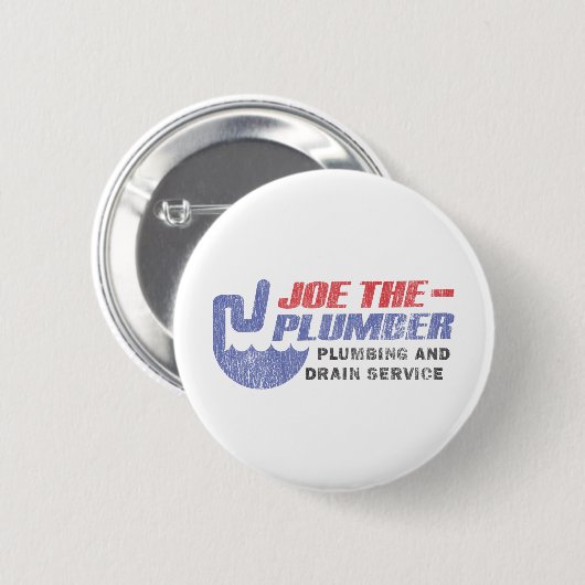 Joe der Klempner Button (Vorne & Hinten)