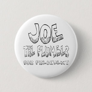 Joe der Klempner für pres - Knopf Button