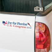 Joe der Klempner für US-Kongreß 2010 - StoßStic Autoaufkleber (Auf Lkw)