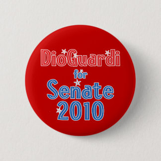 Joe DioGuardi für Stern-Entwurf des Senats-2010 Button