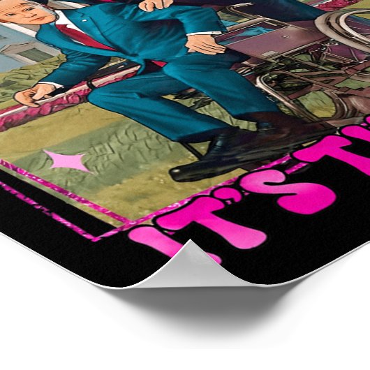 Joe Es ist an der Zeit, wirklich guten Mann Donald Poster (Ecke)