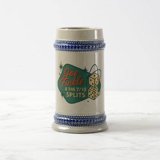 Joe Finkle & The 7/10 Splits Rockin' Beer Stein Bierglas (Mittel)