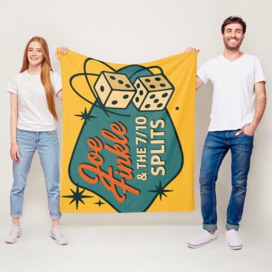 Joe Finkle & The 7/10 Splits Rockin' Blanket Fleecedecke (Beispiel)