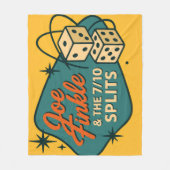 Joe Finkle & The 7/10 Splits Rockin' Blanket Fleecedecke (Vorderseite)