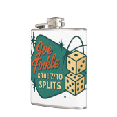 Joe Finkle & The 7/10 Splits Rockin' Flask Flachmann (Links)