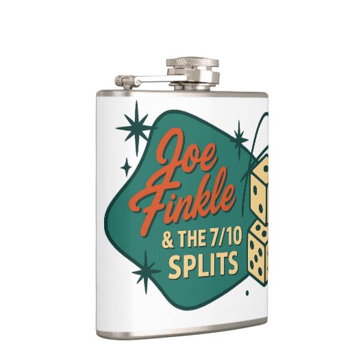 Joe Finkle & The 7/10 Splits Rockin' Flask Flachmann (Rechts)