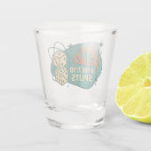 Joe Finkle & The 7/10 Splits Rockin' Shot Glass Schnapsglas (Rückseite)