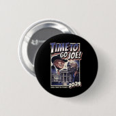 Joe Funny Pro Trump & amp: Zombie Biden 2024 Button (Vorne & Hinten)