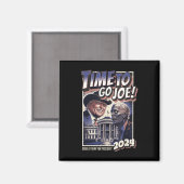 Joe Funny Pro Trump & amp: Zombie Biden 2024 Magnet (Vorderseite/Rückseite)