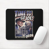 Joe Funny Pro Trump & amp: Zombie Biden 2024 Mousepad (Mit Mouse)