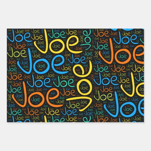 Joe Geschenkpapier Set (Vorderseite 2)