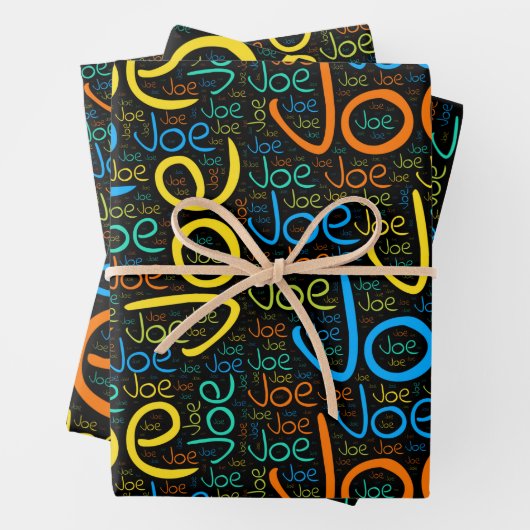 Joe Geschenkpapier Set (Beispiel)