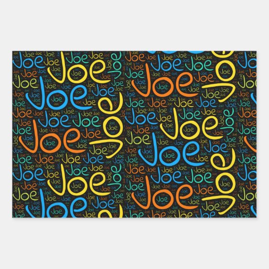 Joe Geschenkpapier Set (Vorderseite)