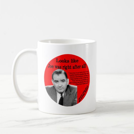 Joe hatte Recht Kaffeetasse (Links)