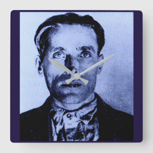 Joe Hill Quadratische Wanduhr