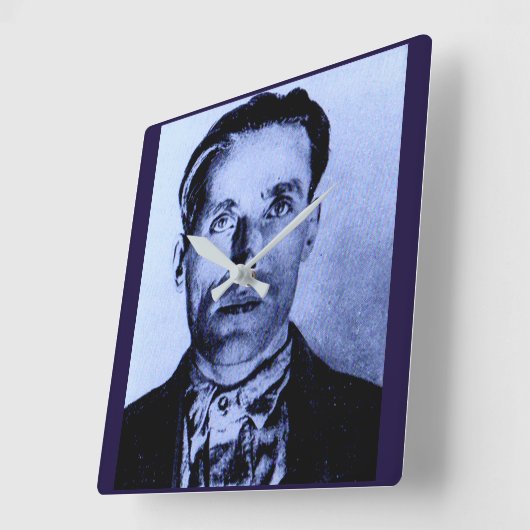 Joe Hill Quadratische Wanduhr (Winkel)