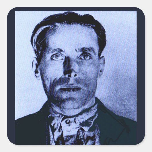 Joe Hill Quadratischer Aufkleber (Vorderseite)