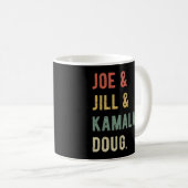 Joe & Jill & Kamala & Doug I Kaffeetasse (VorderseiteRechts)