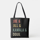 Joe & Jill & Kamala & Doug I Tasche (Rückseite)