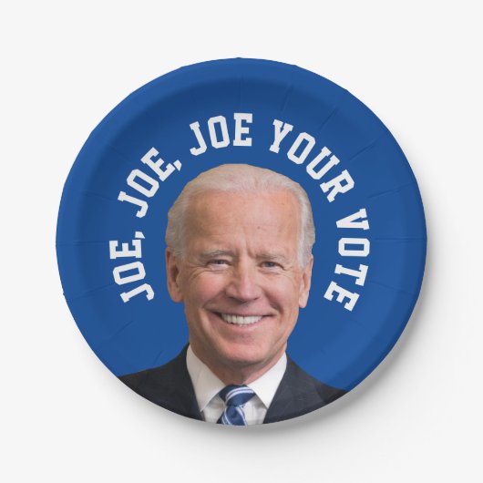 Joe, Joe, Joe Your Vote Pappteller (Vorderseite)
