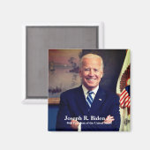 Joe Joseph R. Biden, 46. Präsident der USA Magnet (Vorderseite/Rückseite)