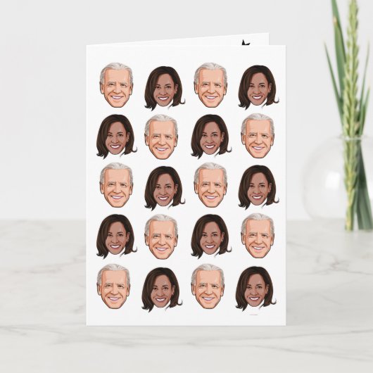 Joe & Kamala Celebration Karte (Vorderseite)