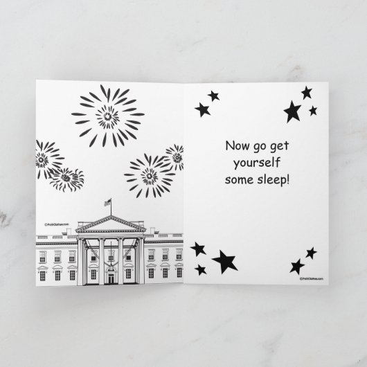 Joe & Kamala Celebration Karte (Innenseite)