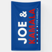 Joe & Kamala für Amerika Banner (Vertikal)