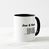 Joe & Kamala.OBVIOUSLY Tasse (VorderseiteRechts)