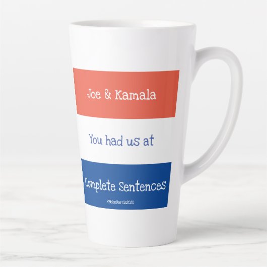 Joe & Kamala Tall Coffee Tasse (Rechts)