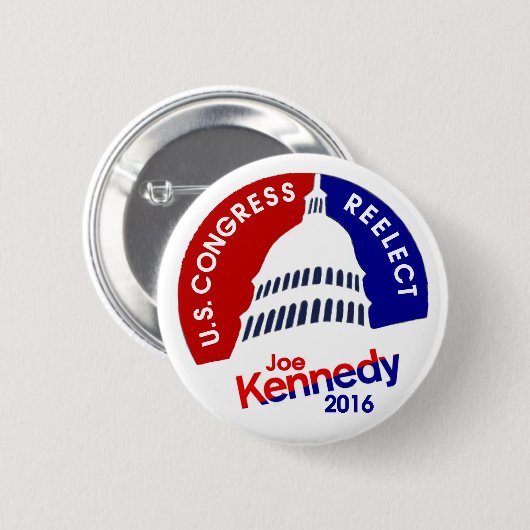 Joe Kennedy 2016 Button (Vorne & Hinten)