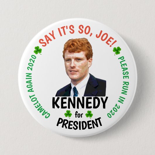Joe Kennedy: Camelot 2020 Button (Vorderseite)
