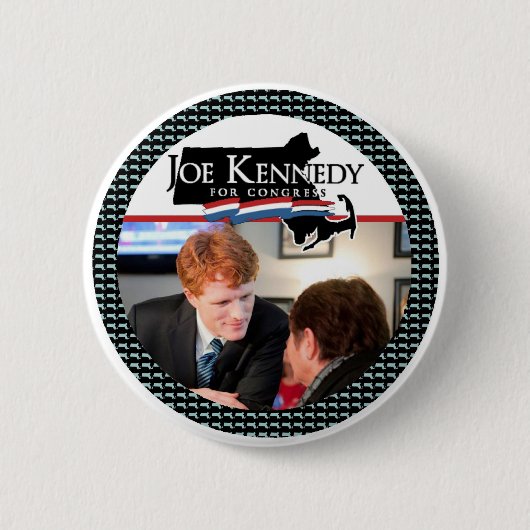 Joe Kennedy für Kongreß Button (Vorderseite)