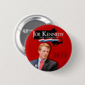 Joe Kennedy für Kongress-Rot Button (Vorne & Hinten)