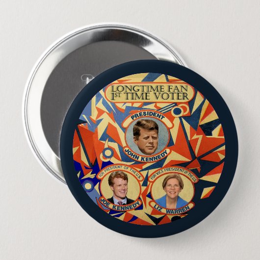 Joe Kennedy für Präsidenten 2016 Button (Vorne & Hinten)