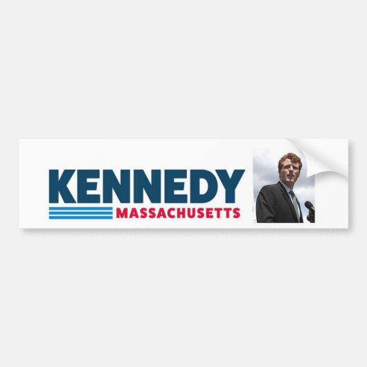Joe Kennedy für US-Senat 2020 Autoaufkleber (Vorne)