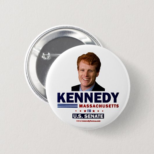 Joe Kennedy für US-Senat 2020 Button (Vorne & Hinten)