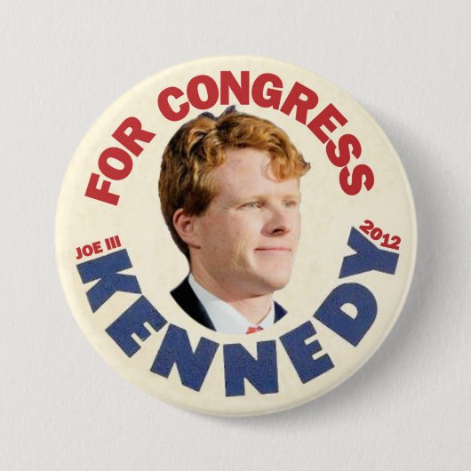 Joe Kennedy III für Kongreß 2012 Button (Vorderseite)