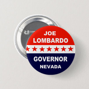 Joe Lombardo Gouverneur Nevada Button