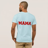 Joe Mama Red und Blue T-Shirt (Schwarz voll)