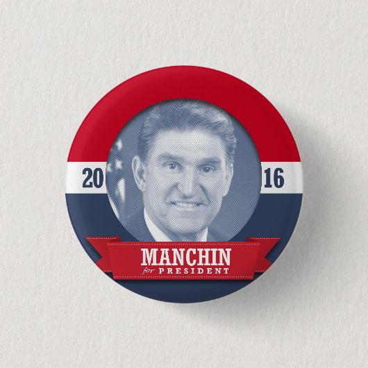 JOE MANCHIN 2016 BUTTON (Vorderseite)