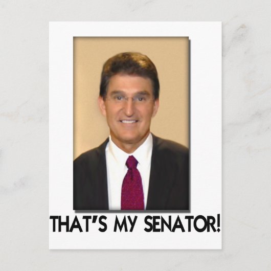 Joe Manchin, das ist mein Senator! Postkarte (Vorderseite)